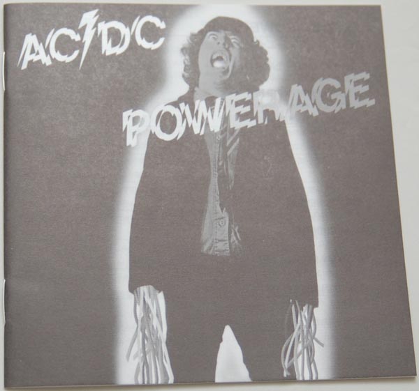 Lyric book, AC/DC - Powerage